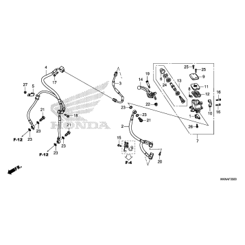 FRONT BRAKE MASTER       CYLINDER (1)