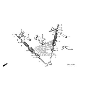 CAMSHAFT + VALVE (1)