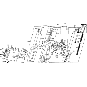 GL1100A FRONT SHOCK ABSORBER