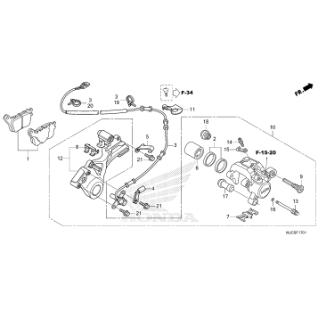 REAR BRAKE CALIPER (2)