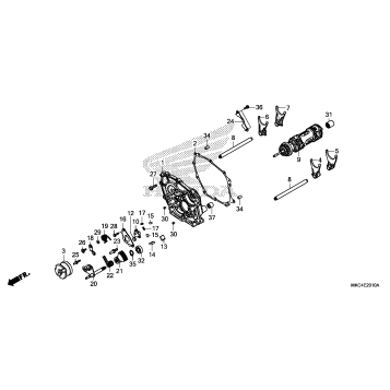 SHIFT DRUM@SHIFT FORK    (DCT)