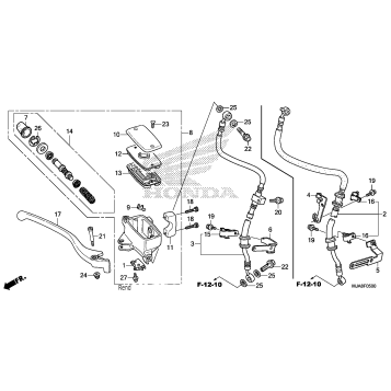 FRONT BRAKE MASTER       CYLINDER (1)