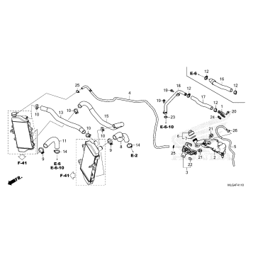 RADIATOR HOSE@WATER PIPE