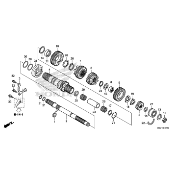 TRANSMISSION (MAINSHAFT)