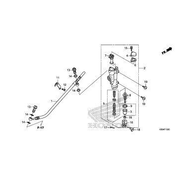 REAR BRAKE MASTER        CYLINDER