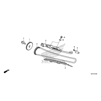 CAM CHAIN + TENSIONER