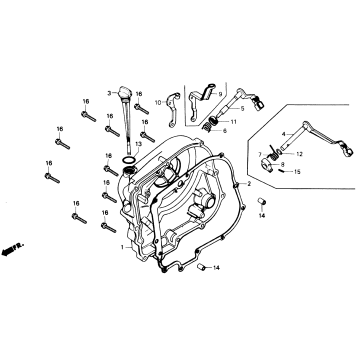 RIGHT CRANKCASE COVER