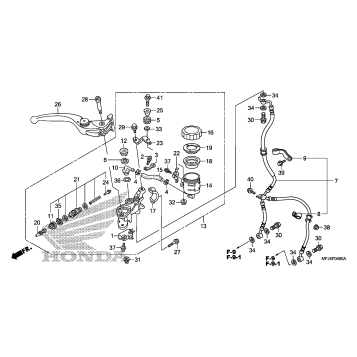FRONT BRAKE MASTER CYLINDER (CBR600RR)