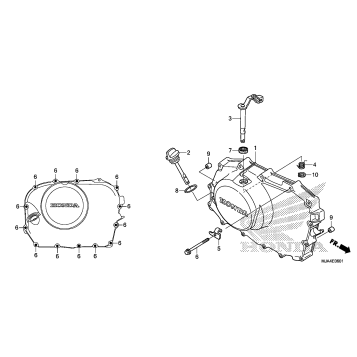 RIGHT CRANKCASE COVER (2)