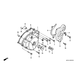 LEFT CRANKCASE COVER