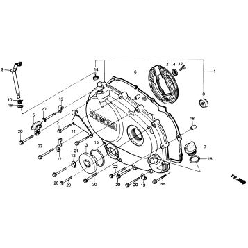 RIGHT CRANKCASE COVER