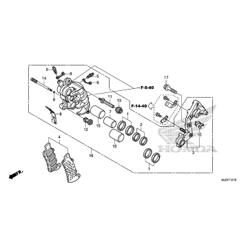 RIGHT FRONT BRAKE CALIPER