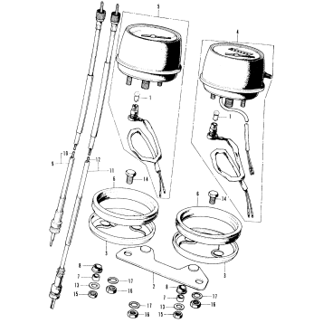 CB500 SPEEDOMETER + TACHOMETER