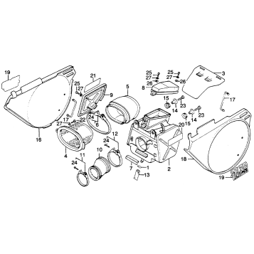 AIR CLEANER + SIDE COVER