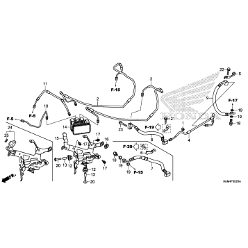 ABS MODULATOR + REAR BRAKE HOSE