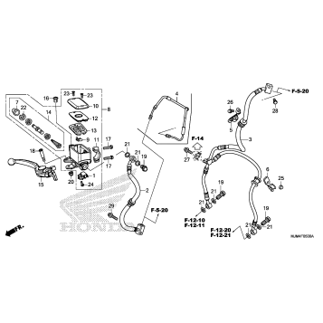 FRONT BRAKE MASTER CYLINDER