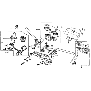 HANDLEBAR + TOP BRIDGE