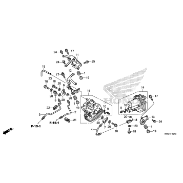 REAR POWER UNIT@REAR     VALVE UNIT