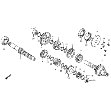 CM400C/TTRANSMISSION 79-81