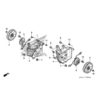COOLING FAN (GL1800/A'05)