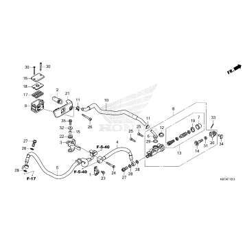 REAR BRAKE MASTER        CYLINDER (2)