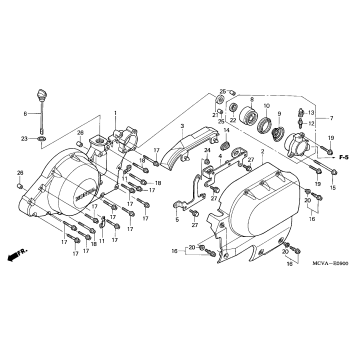 LEFT CRANKCASE COVER