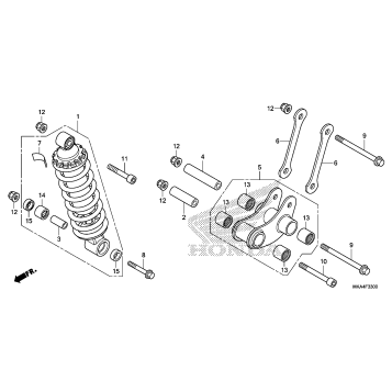 REAR SHOCK ABSORBER