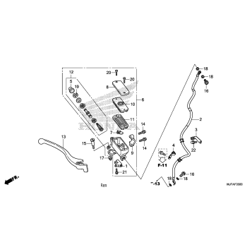 FRONT BRAKE MASTER CYLINDER (1)