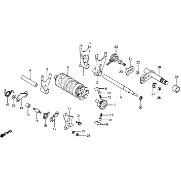 GEARSHIFT DRUM 81-82