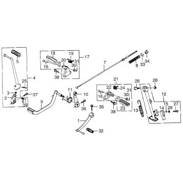 CHANGE PEDAL + BRAKE PEDAL