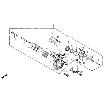 FRONT BRAKE CALIPER 80