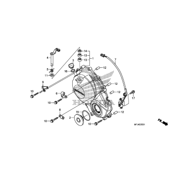 RIGHT CRANKCASE COVER (2)