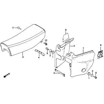 SEAT + SIDE COVER 79