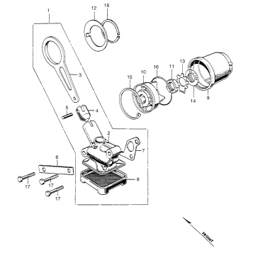 OIL FILTER + OIL PUMP