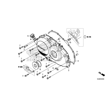 RIGHT CRANKCASE COVER