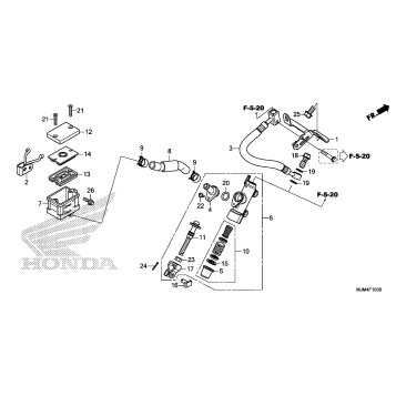 REAR BRAKE MASTER CYLINDER