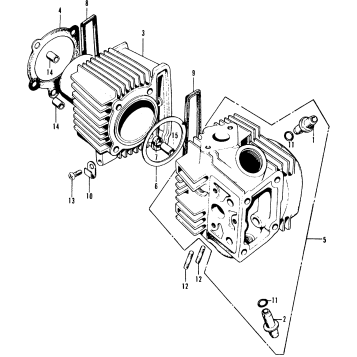 CYLINDER + CYLINDER HEAD