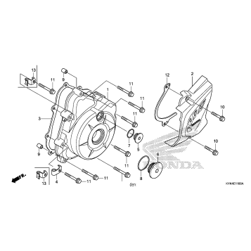 LEFT CRANKCASE COVER