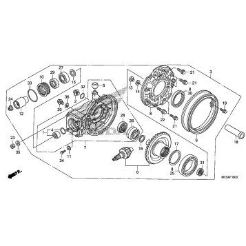 FINAL DRIVEN GEAR (ST1300)