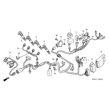 WIRE HARNESS ('99-'00)