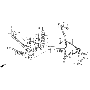 FRONT BRAKE MASTER CYLINDER