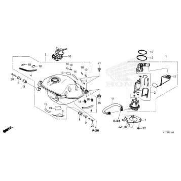 FUEL TANK (CRF300LA/LDA)