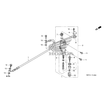 REAR BRAKE MASTER CYLINDER