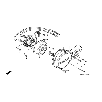 LEFT CRANKCASE COVER