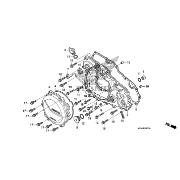 RIGHT CRANKCASE COVER