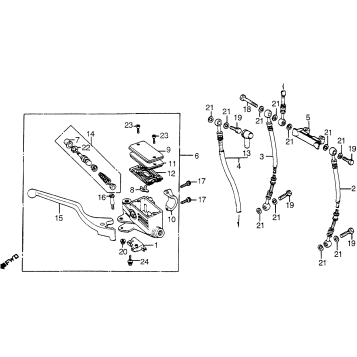 FRONT BRAKE MASTER CYLINDER