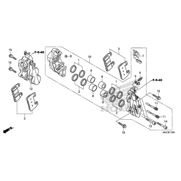 FRONT BRAKE CALIPER      (1)