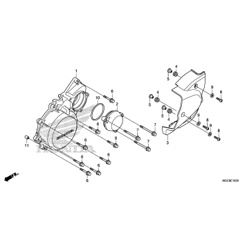 LEFT CRANKCASE COVER
