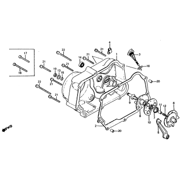RIGHT CRANKCASE COVER