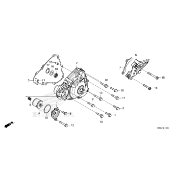 LEFT CRANKCASE COVER